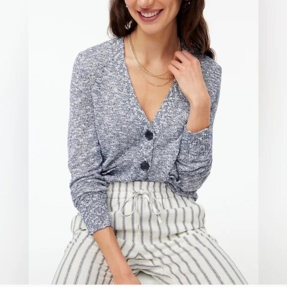 J. Crew Vintage Peri Beach Cardigan Sweater/NWT/S - Picture 2 of 10